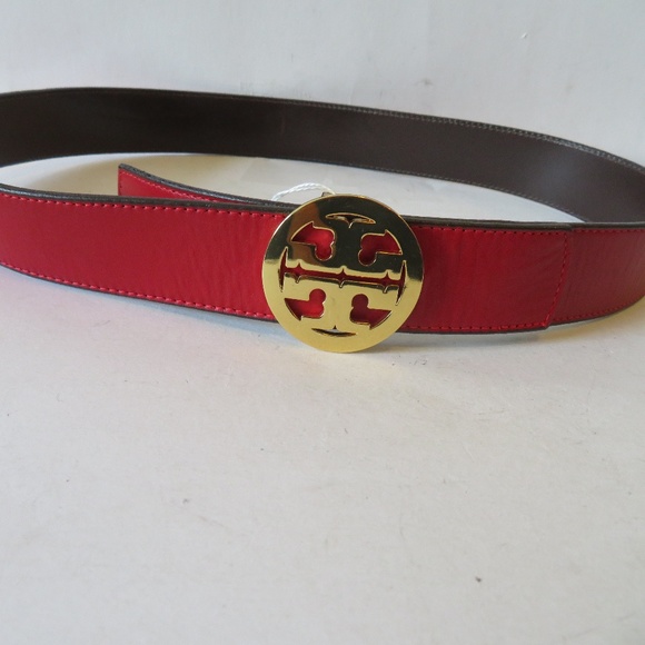 tory burch red belt